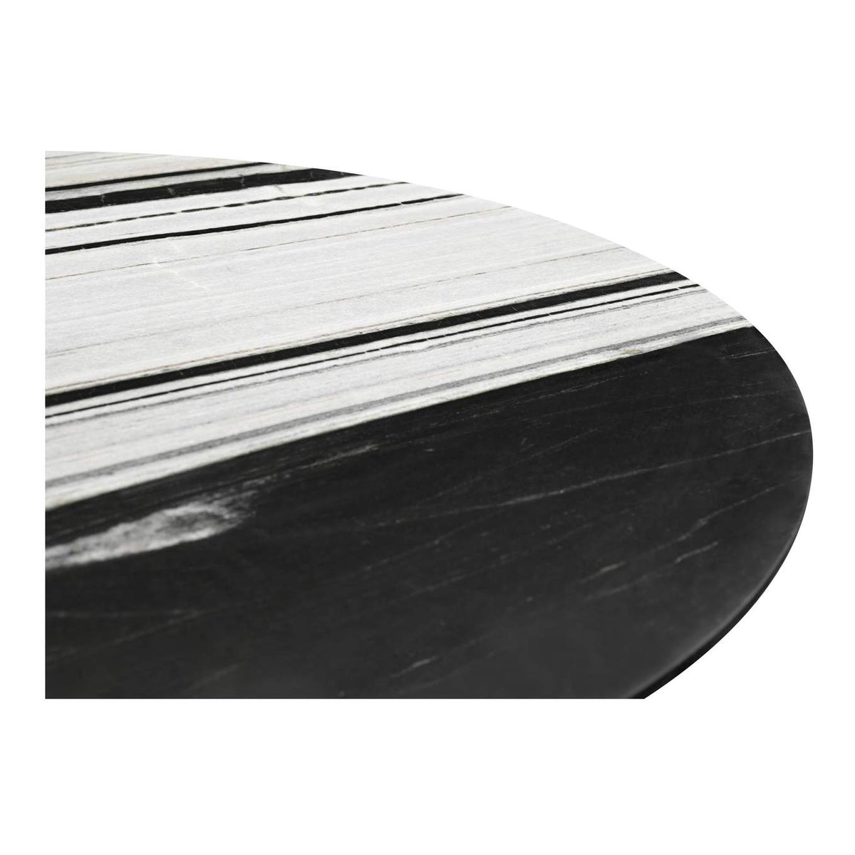 JD-1075-37-0 Celia Oval Dining Table Panda Marble