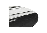JD-1075-37-0 Celia Oval Dining Table Panda Marble