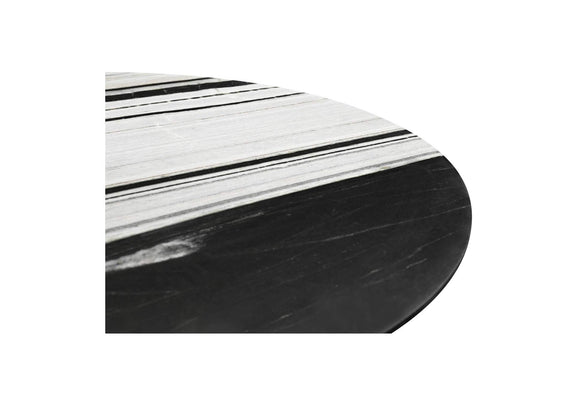 JD-1075-37-0 Celia Oval Dining Table Panda Marble