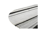JD-1075-37-0 Celia Oval Dining Table Panda Marble