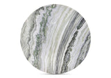 JD-1076-16-0 Celia Round Dining Table Green Onyx Marble