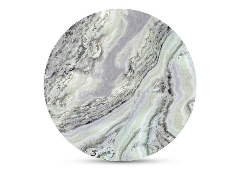 JD-1076-16-0 Celia Round Dining Table Green Onyx Marble
