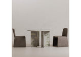 JD-1076-16-0 Celia Round Dining Table Green Onyx Marble