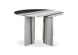 JD-1076-37-0 Celia Round Dining Table Panda Marble