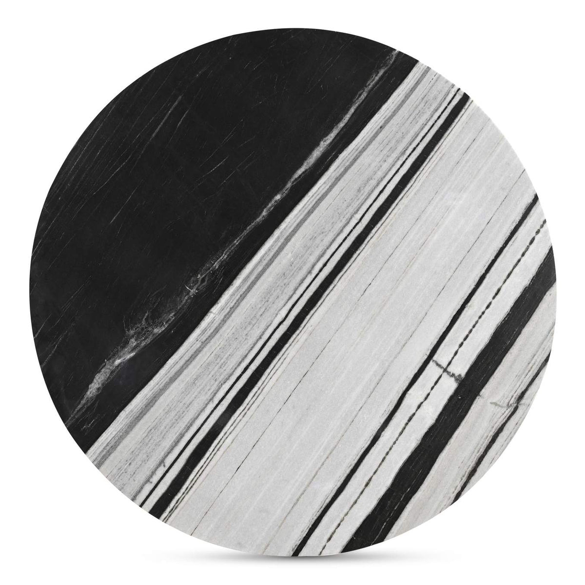 JD-1076-37-0 Celia Round Dining Table Panda Marble