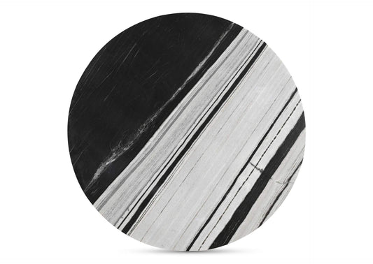 JD-1076-37-0 Celia Round Dining Table Panda Marble