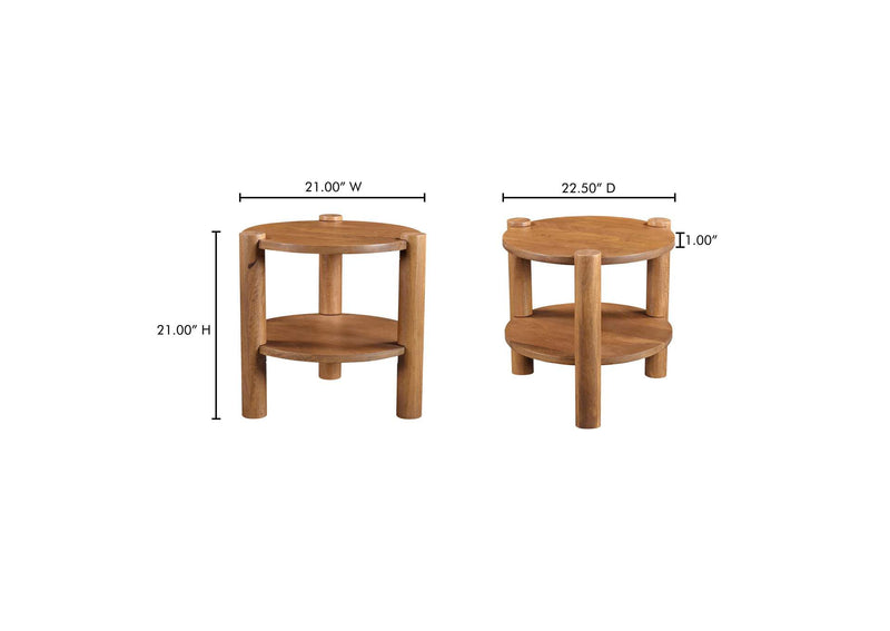 JD-1087-03 Olsen Accent Table Vintage Brown