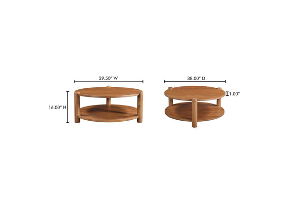 JD-1088-03 Olsen Coffee Table Vintage Brown