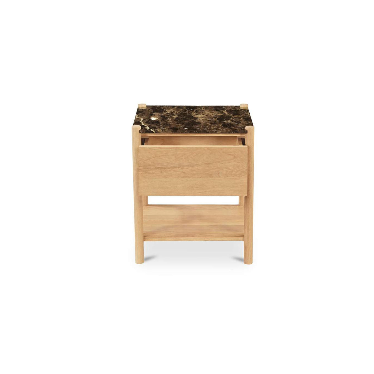 JD-1104-20 Elio Nightstand Dark Emperador Marble