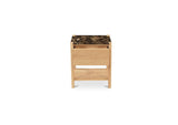 JD-1104-20 Elio Nightstand Dark Emperador Marble