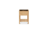 JD-1104-20 Elio Nightstand Dark Emperador Marble
