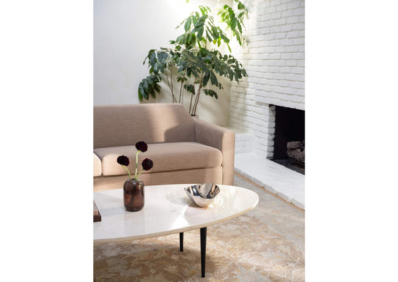 JD-1111-34-0 Winona Coffee Table Botticino Beige Marble