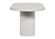 JK-1001-29-0 Lyon Outdoor Dining Table White Terrazzo