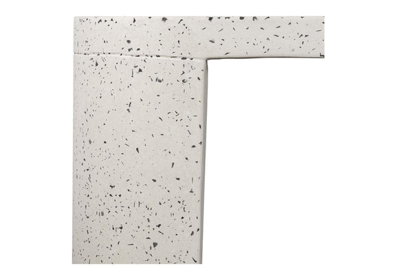 JK-1002-29 Lyon Outdoor Bench White Terrazzo