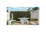 JK-1002-29 Lyon Outdoor Bench White Terrazzo