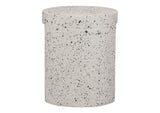JK-1003-29 Lyon Outdoor Stool White Terrazzo