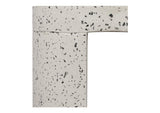 JK-1003-29 Lyon Outdoor Stool White Terrazzo