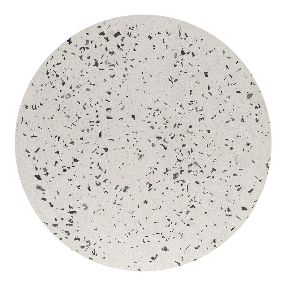 JK-1003-29 Lyon Outdoor Stool White Terrazzo