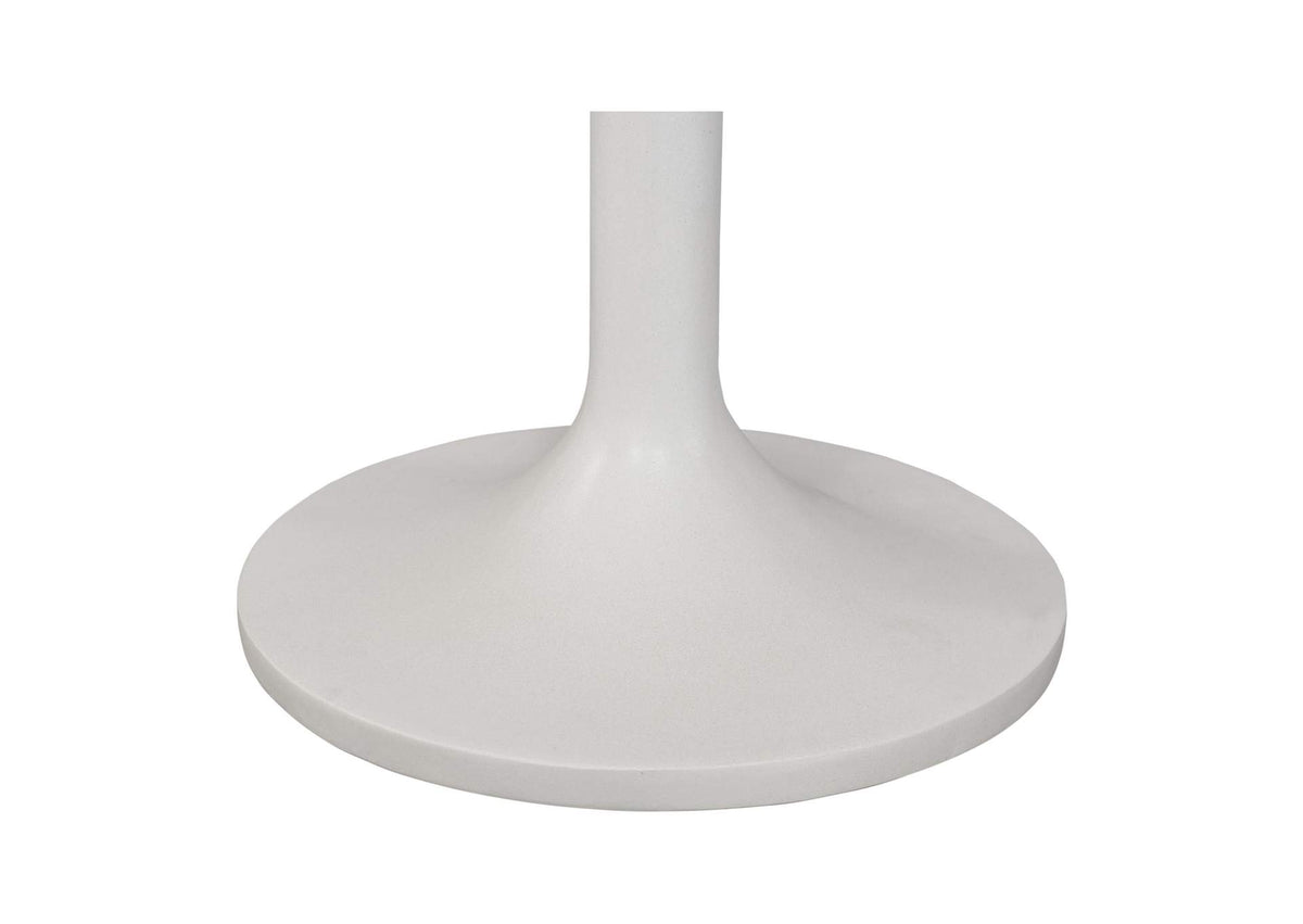 JK-1004-29-0 Tuli Outdoor Cafe Table White Terrazzo