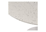 JK-1004-29-0 Tuli Outdoor Cafe Table White Terrazzo