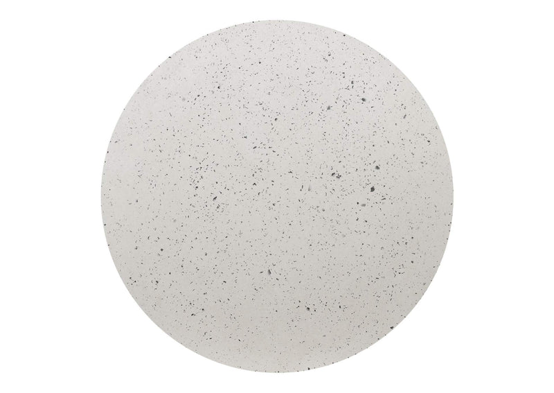 JK-1004-29-0 Tuli Outdoor Cafe Table White Terrazzo