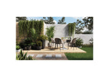 JK-1004-29-0 Tuli Outdoor Cafe Table White Terrazzo