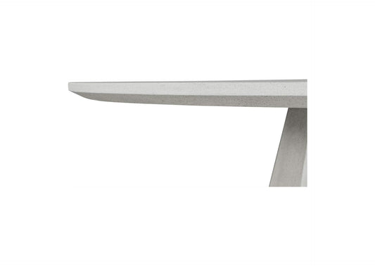 JK-1010-18-0 Templo Outdoor Dining Table Antique White
