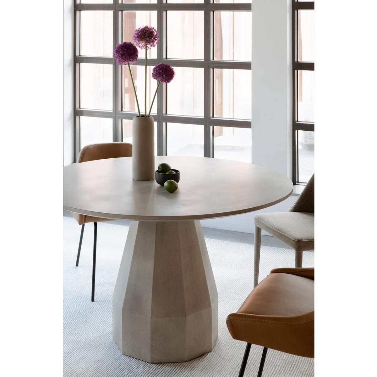 JK-1010-18-0 Templo Outdoor Dining Table Antique White