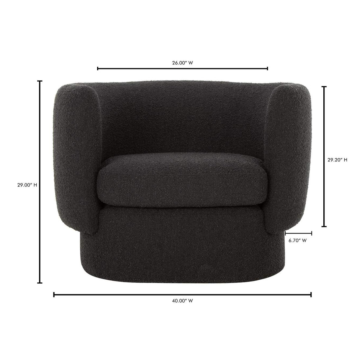 JM-1002-02 Koba Chair Maya Black