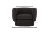 JM-1002-02 Koba Chair Maya Black