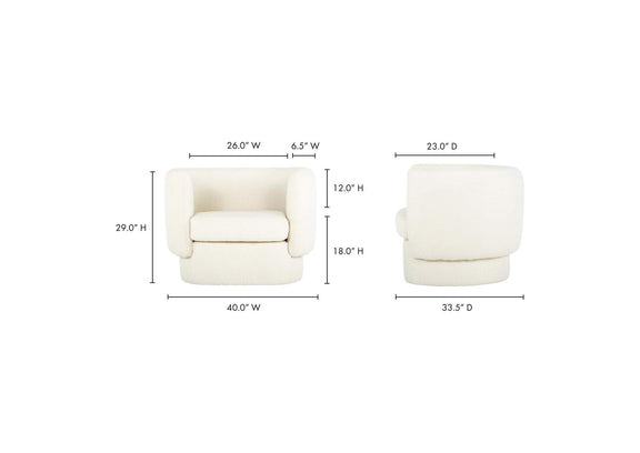 JM-1002-18 Koba Chair Maya White