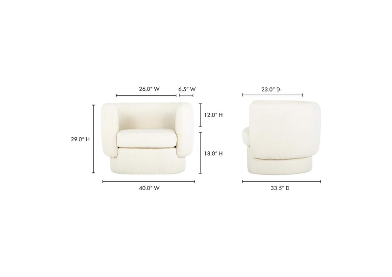 JM-1002-18 Koba Chair Maya White