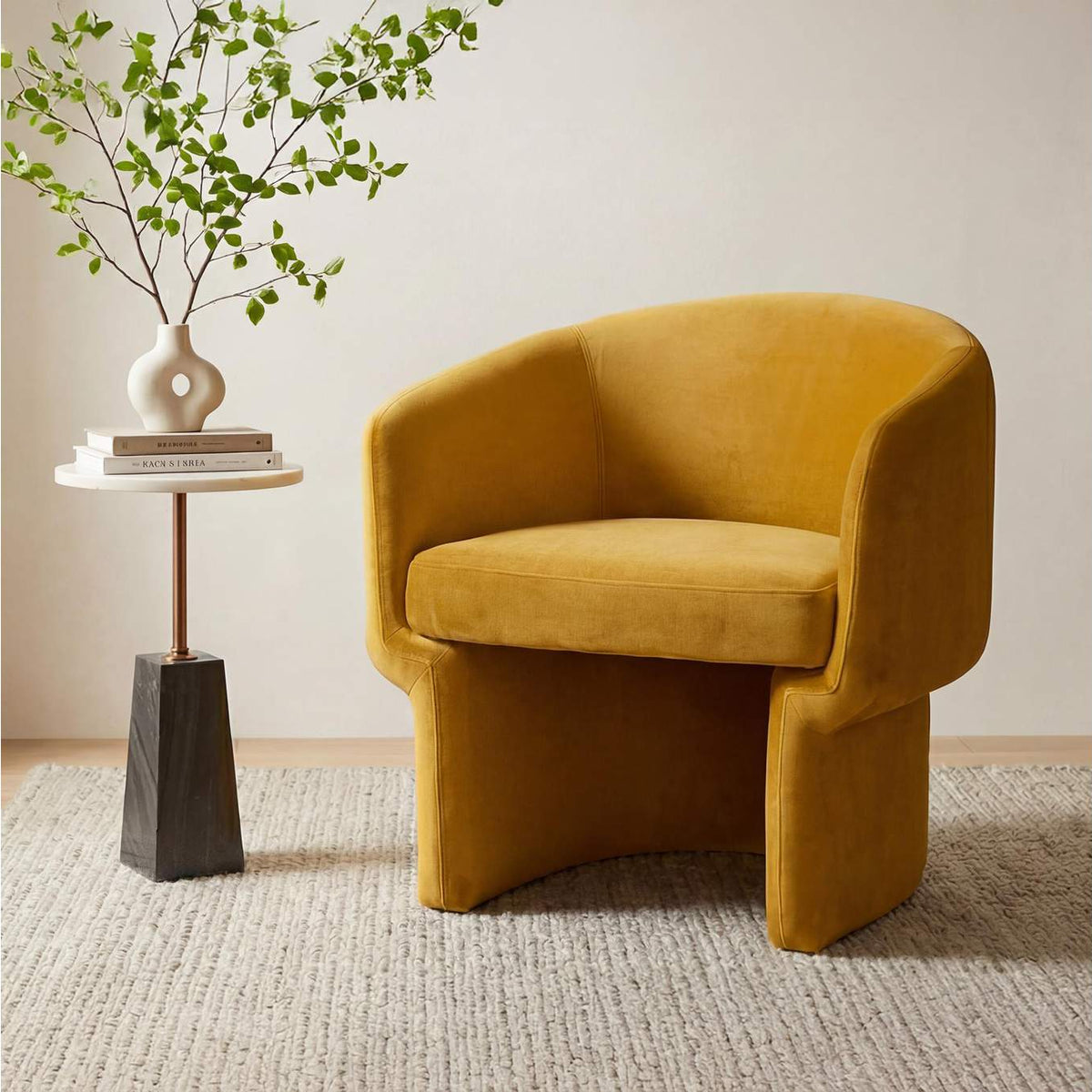 JM-1005-09 Franco Chair Mustard