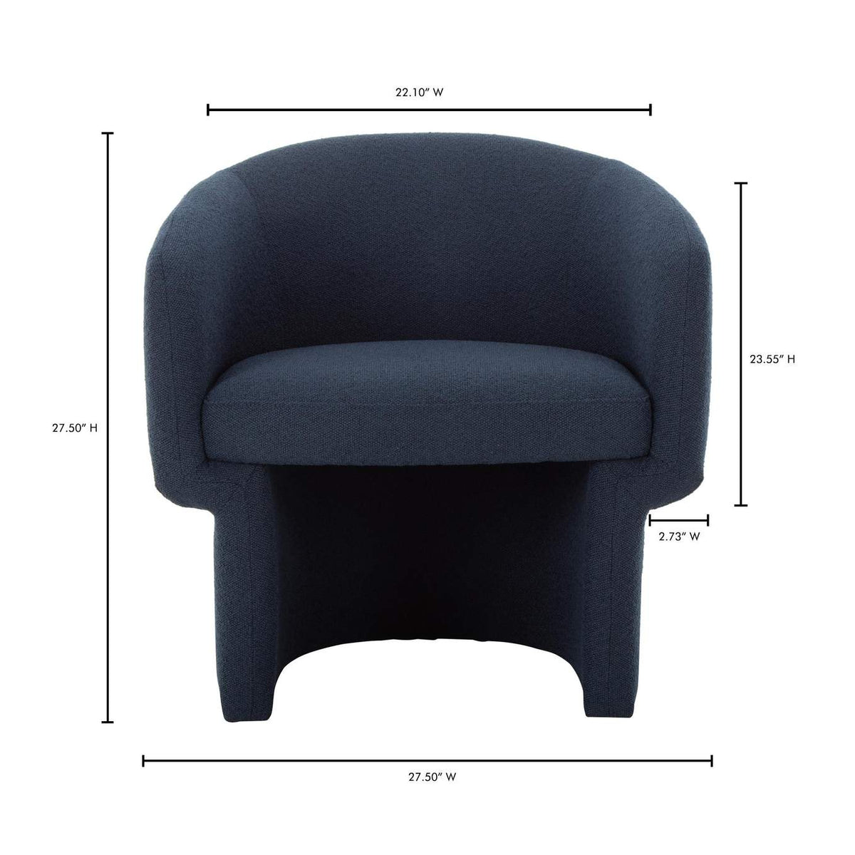 JM-1005-46 Franco Chair Dark Indingo