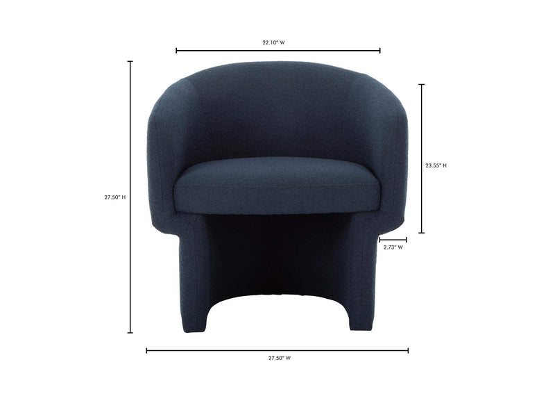 JM-1005-46 Franco Chair Dark Indingo