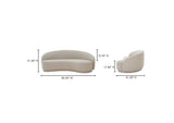 JM-1009-34 Excelsior Sofa Shiitake Beige