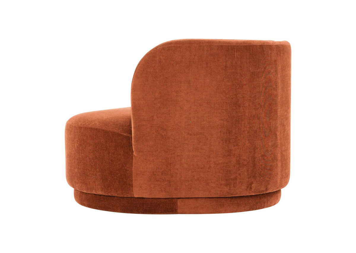 JM-1016-06 Yoon Chaise Right Fired Rust