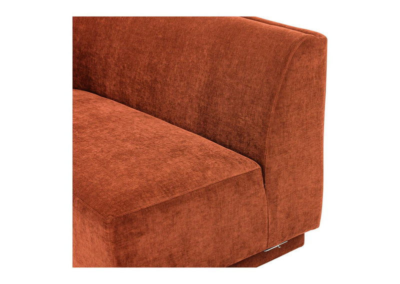 JM-1019-06 Yoon 2 Seat Sofa Left Rust
