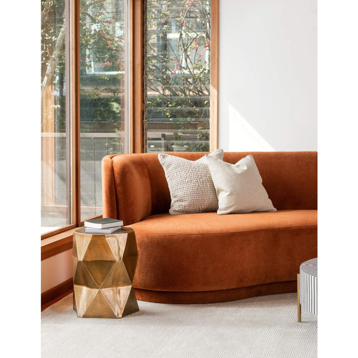 JM-1019-06 Yoon 2 Seat Sofa Left Rust