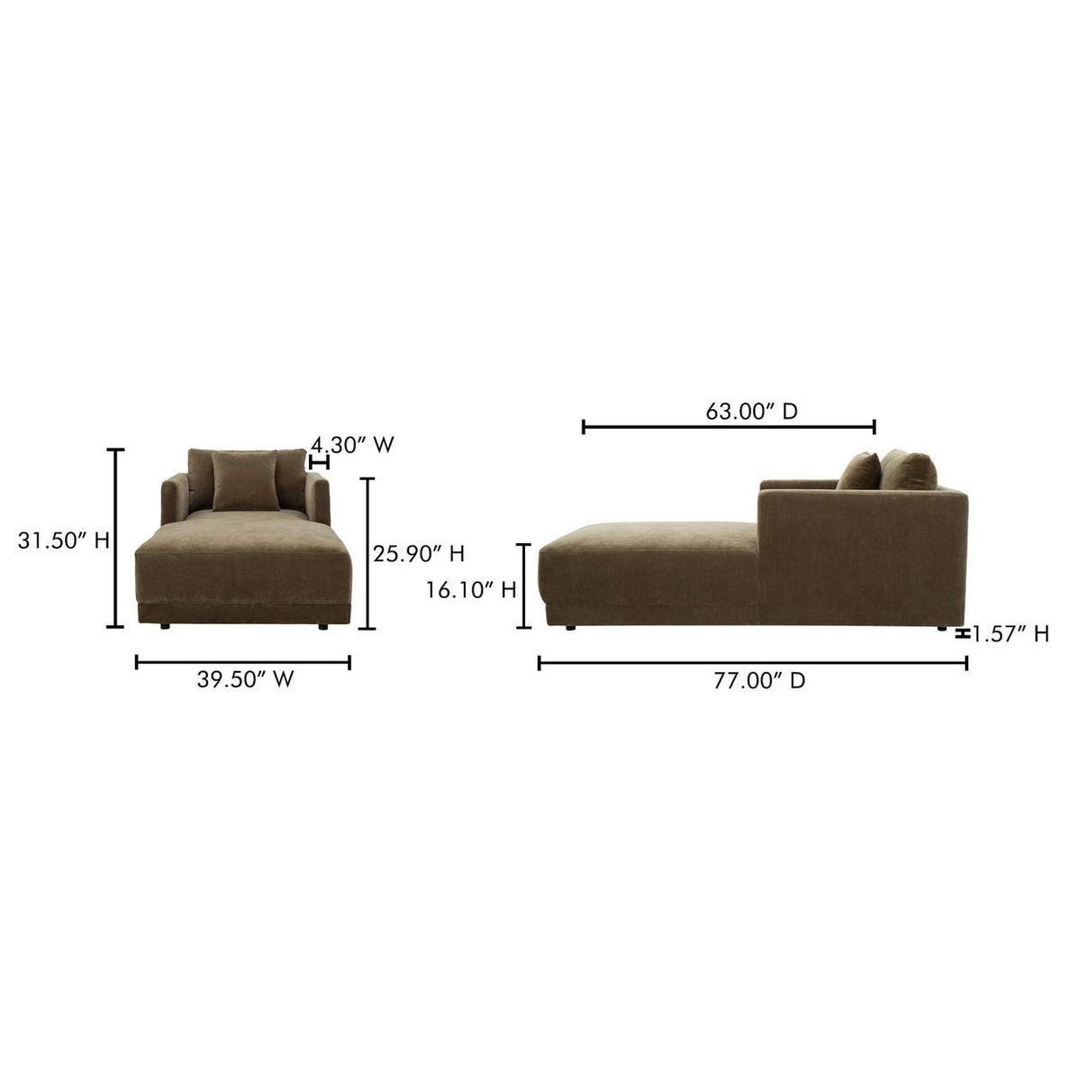 JM-1026-27 Bryn Chaise Heritage Cedar Green