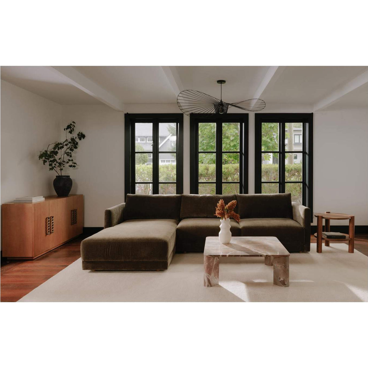 JM-1027-27-R-0 Bryn Sectional Right Heritage Cedar Green