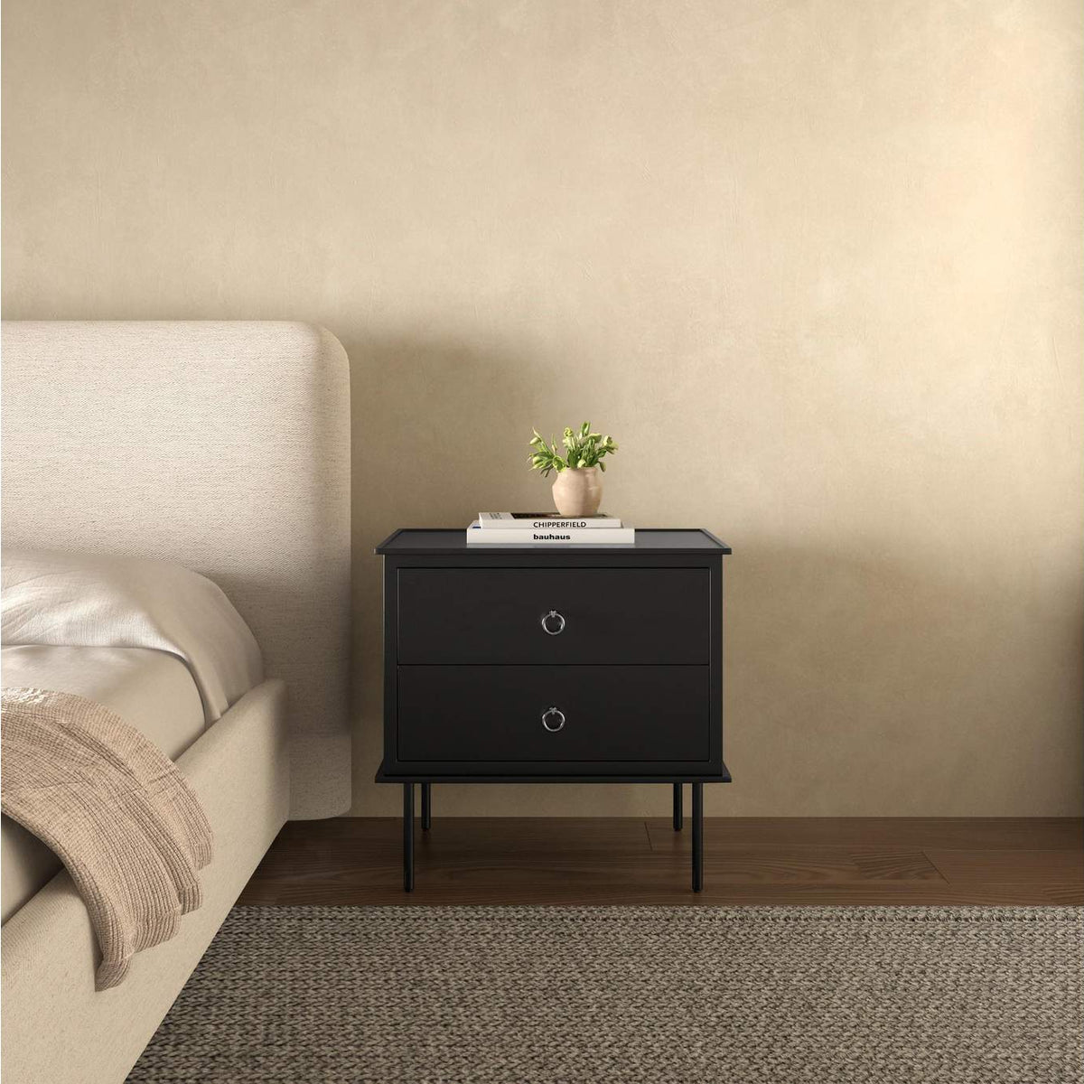 JU-1006-02 Reagan Nightstand Black