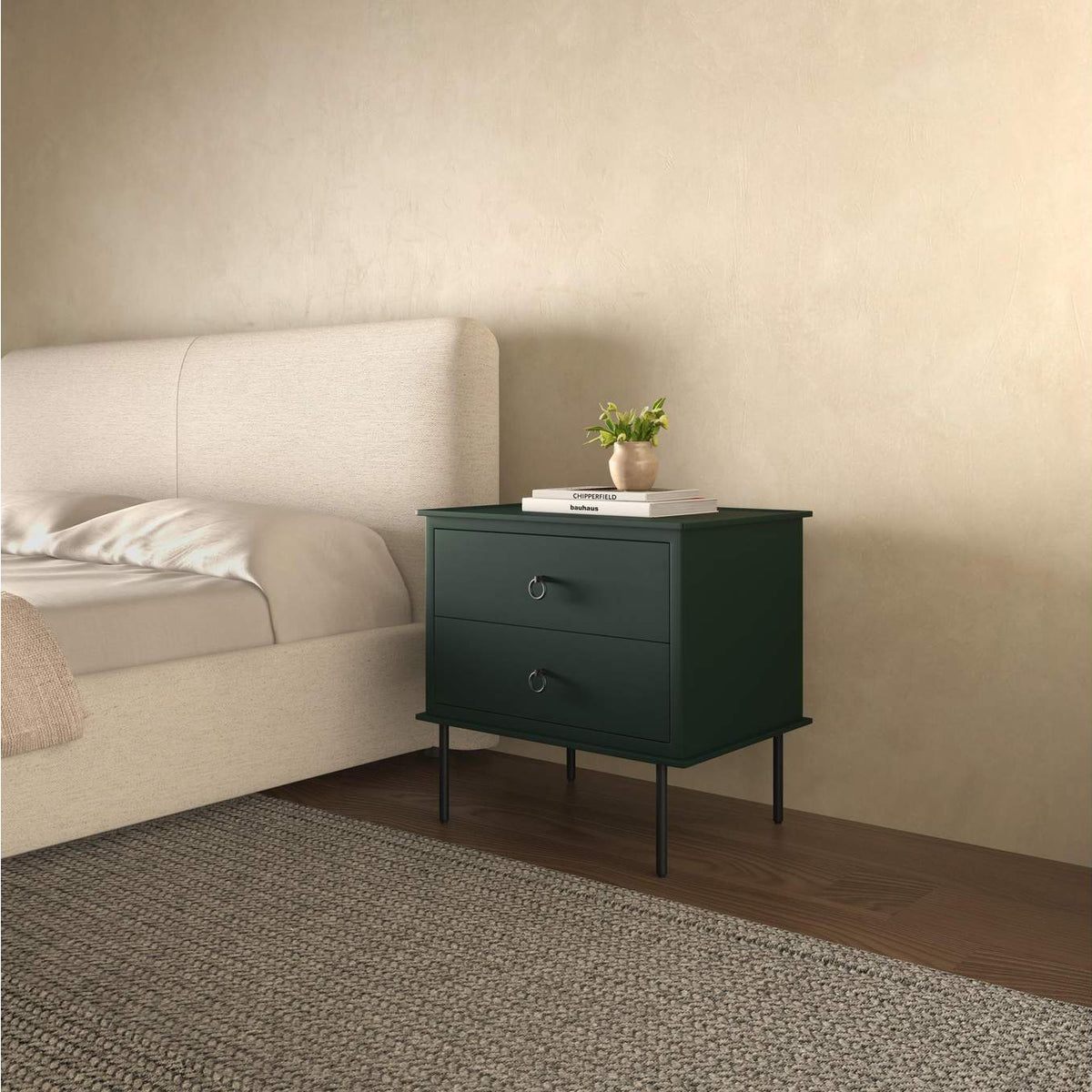 JU-1006-27 Reagan Nightstand Deep Green