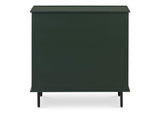JU-1007-27 Reagan 3 Drawer Nightstand Deep Green