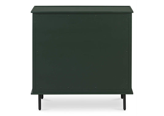 JU-1007-27 Reagan 3 Drawer Nightstand Deep Green