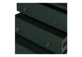 JU-1007-27 Reagan 3 Drawer Nightstand Deep Green