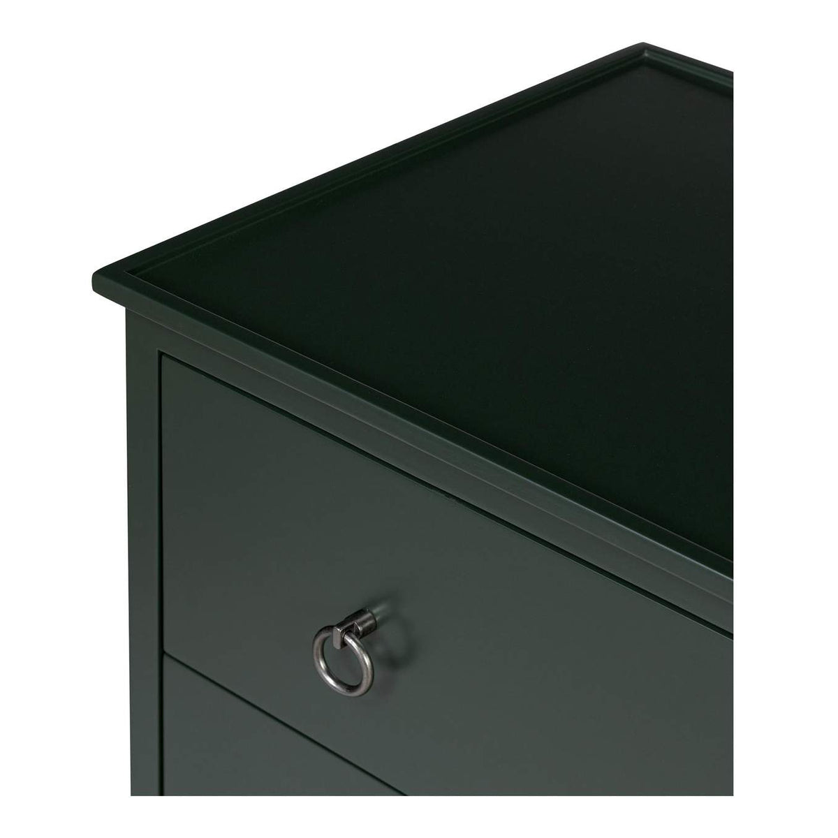 JU-1007-27 Reagan 3 Drawer Nightstand Deep Green