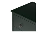 JU-1007-27 Reagan 3 Drawer Nightstand Deep Green
