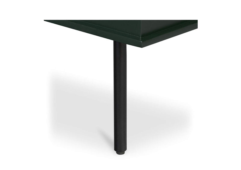 JU-1007-27 Reagan 3 Drawer Nightstand Deep Green