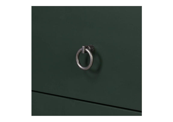 JU-1007-27 Reagan 3 Drawer Nightstand Deep Green